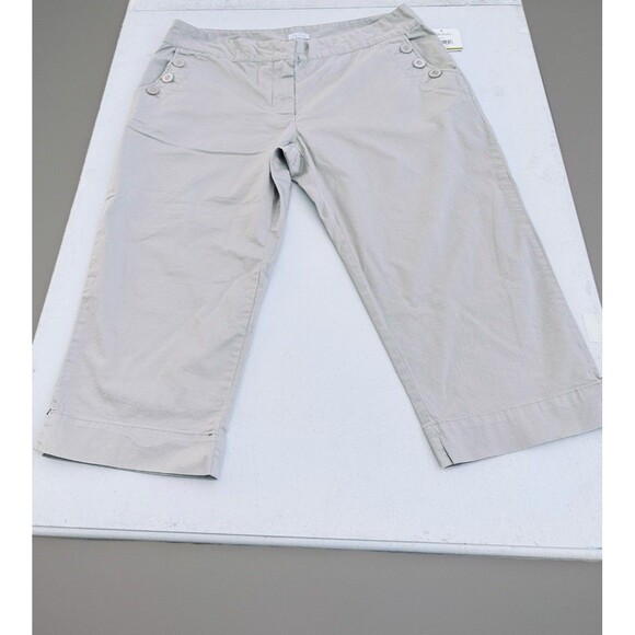 Relativity Pebblestone Capri Pants Womens Size 14P NWT Style: RE0S008P - Picture 1 of 7